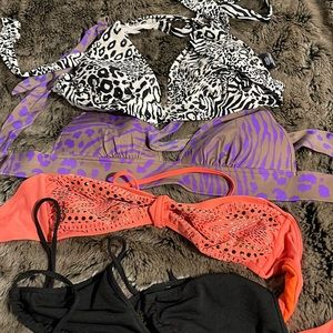 Halter and bandeau swim tops! 👙